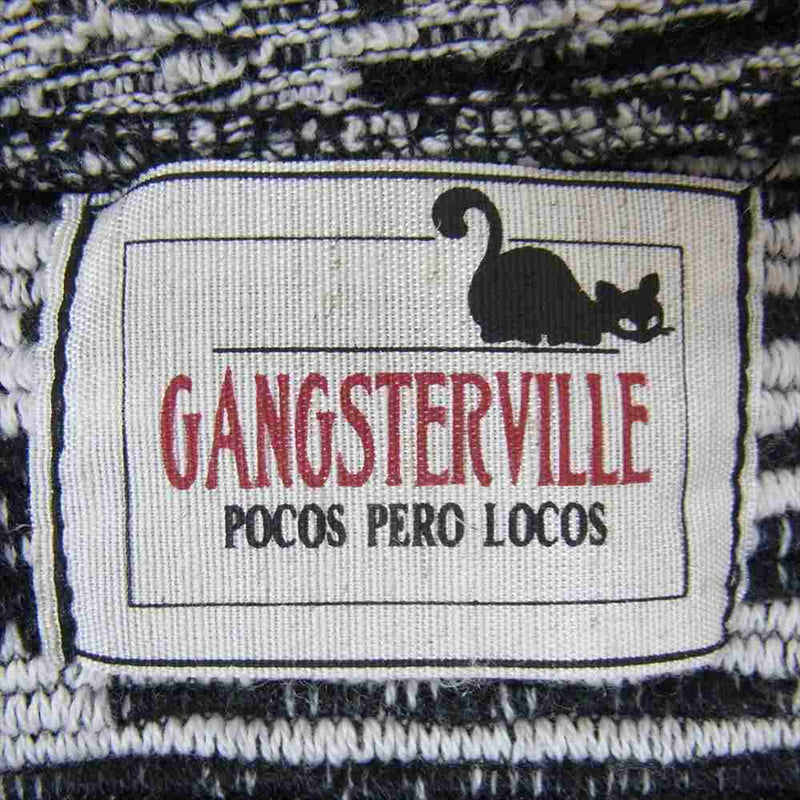 GANGSTERVILLE ギャングスタービル 17SS GSV-17-SS-08 PAIL CARDIGAN ツイスト パイル カーディガン ブラック系 S【中古】