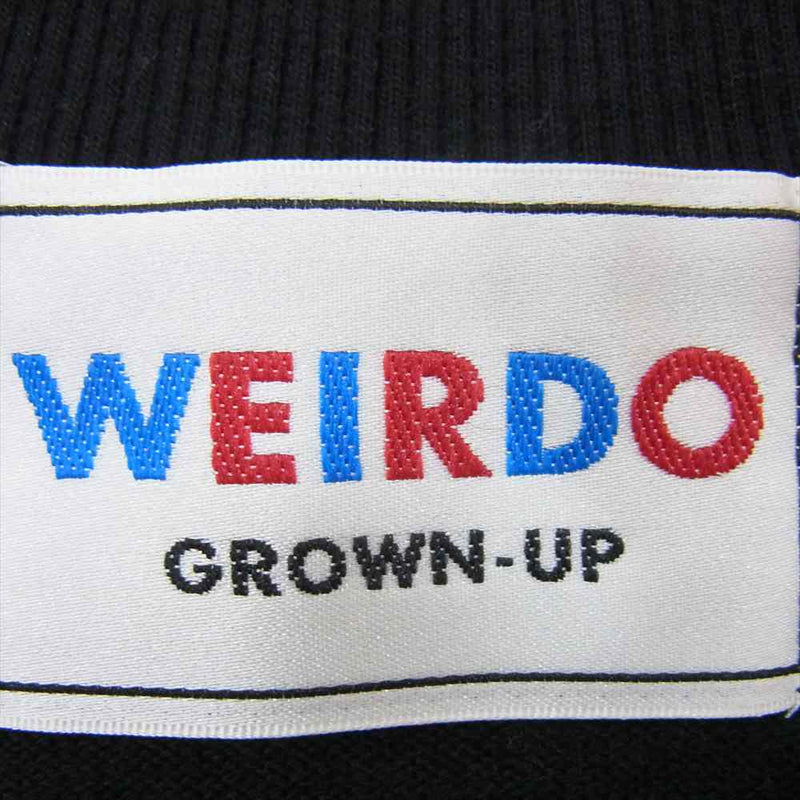 WEIRDO ウィアード 20SS WRD-20-SS-24 RINGING CLOWN リンギング クラウン ボーダー クルーネック Tシャツ 七分袖 ブラック系 S【中古】