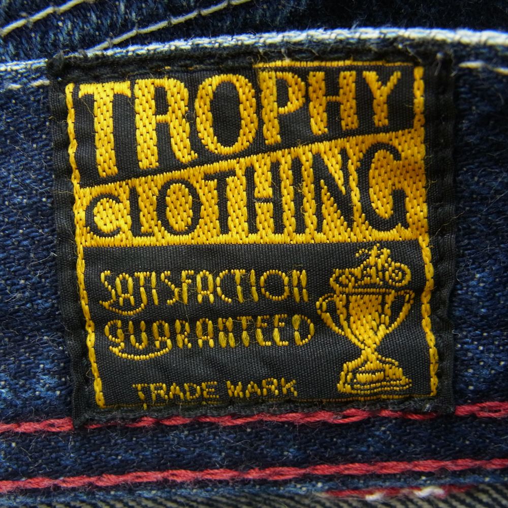 トロフィークロージング セルビッジ デニム パンツ 赤耳  インディゴブルー系 32【中古】