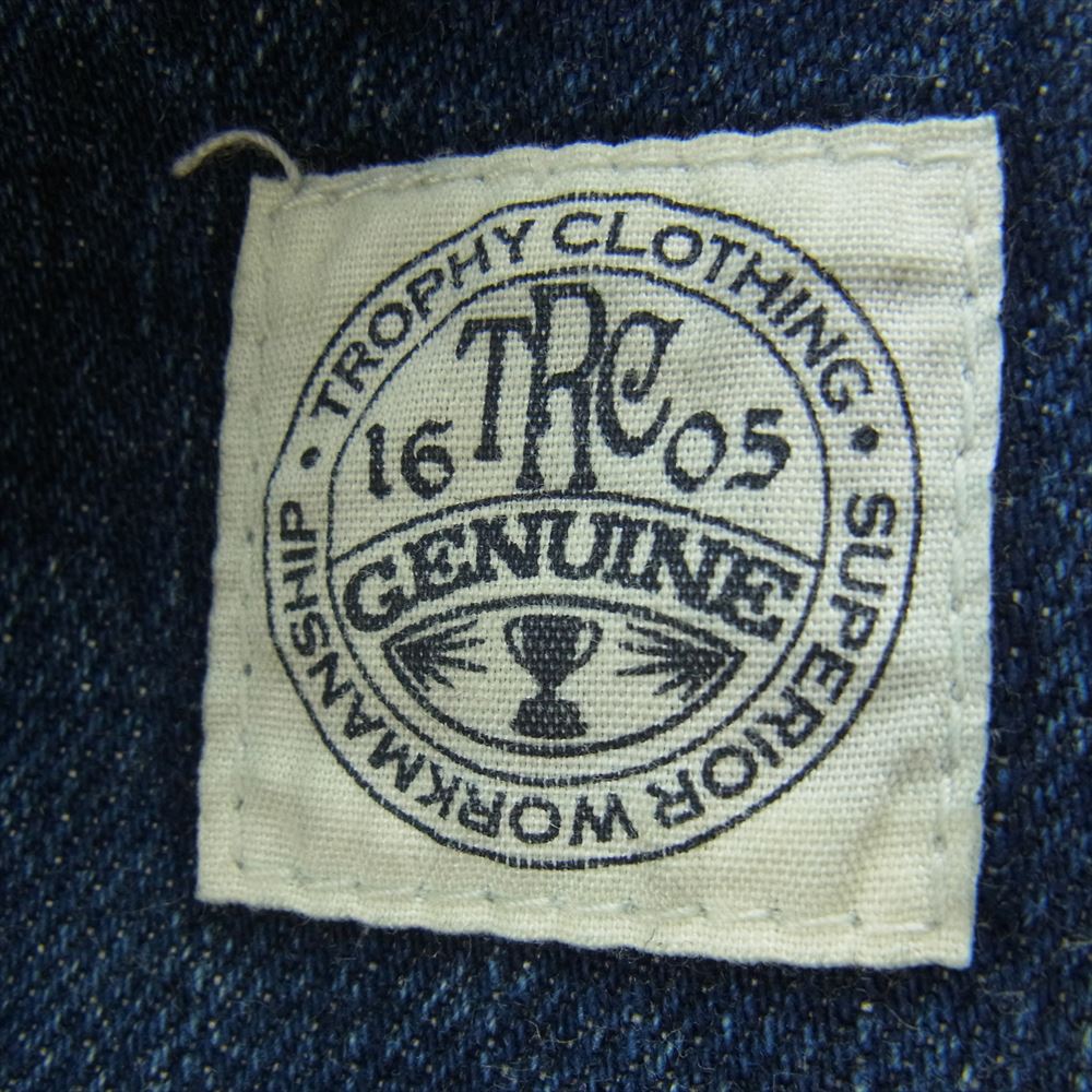 トロフィークロージング セルビッジ デニム パンツ 赤耳  インディゴブルー系 32【中古】