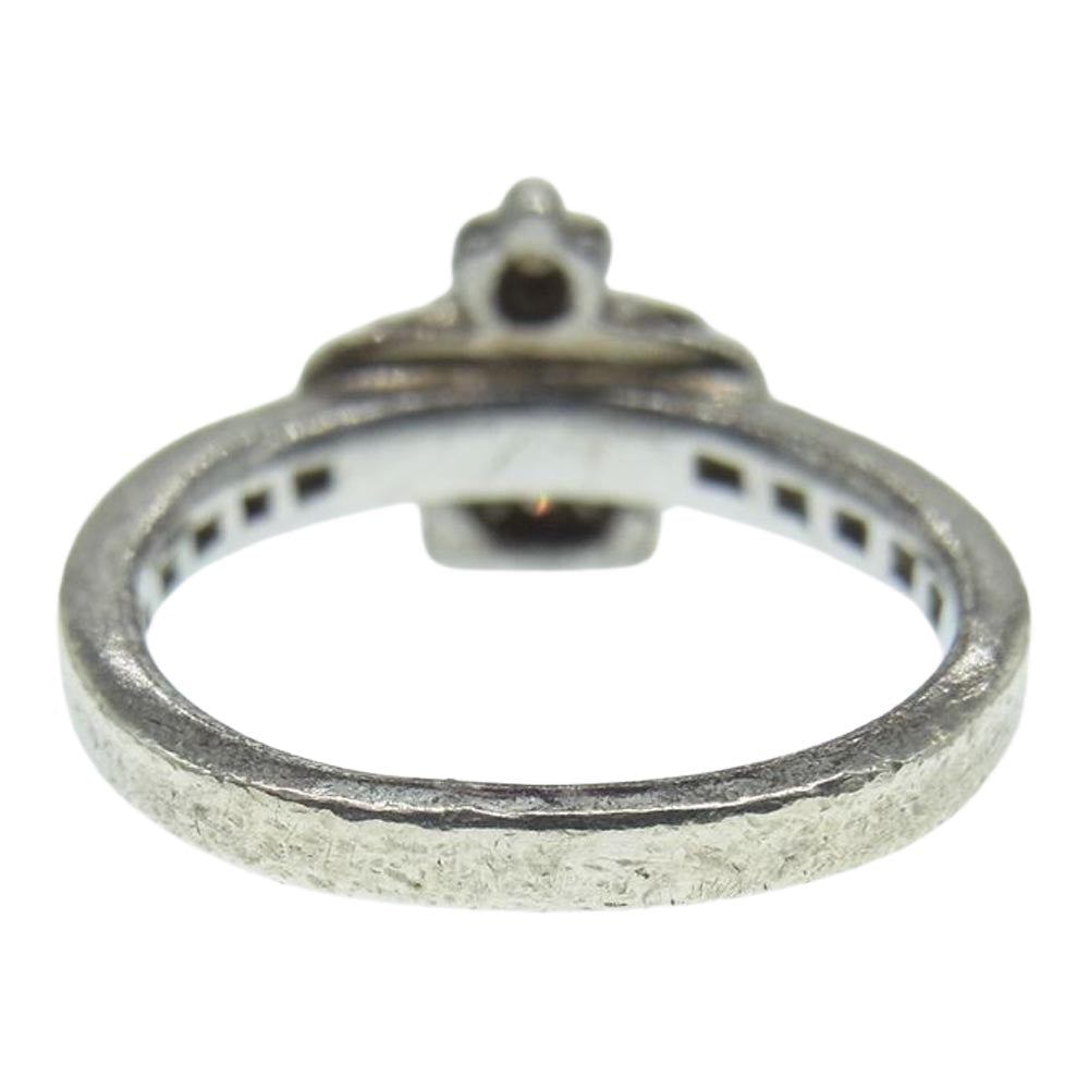 Justin Davis ジャスティンデイビス SRJ040　 QUEEN K RING クイーン リング　 シルバー系 4.5号【中古】