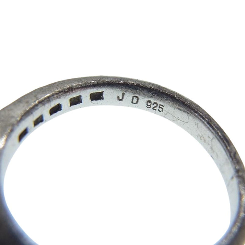 Justin Davis ジャスティンデイビス SRJ040　 QUEEN K RING クイーン リング　 シルバー系 4.5号【中古】