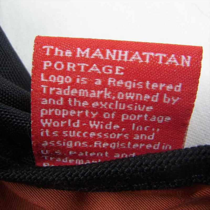 Manhattan Portage マンハッタンポーテージ Mt. Rainier Design マウントレーニアデザイン ナイロン ショルダー バッグ オレンジ系【中古】