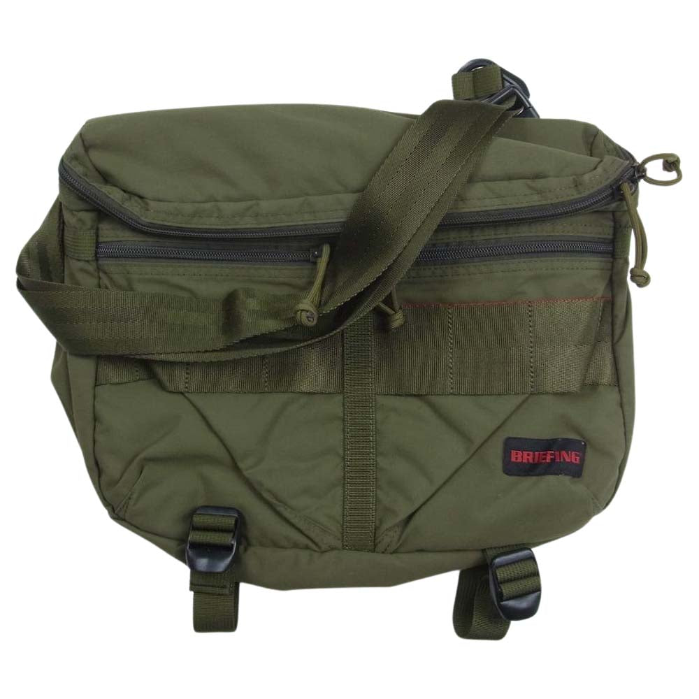 BRIEFING ブリーフィング DUNE S MW MODULE WARE リップストップ ショルダーバッグ カーキ系【中古】