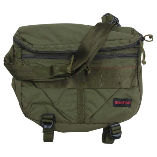BRIEFING ブリーフィング DUNE S MW MODULE WARE リップストップ ショルダーバッグ カーキ系【中古】