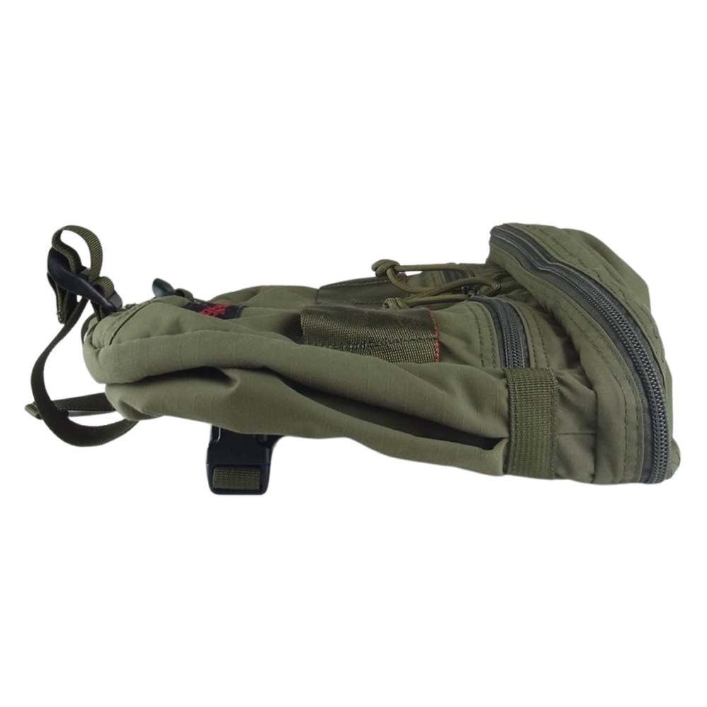 BRIEFING ブリーフィング DUNE S MW MODULE WARE リップストップ ショルダーバッグ カーキ系【中古】