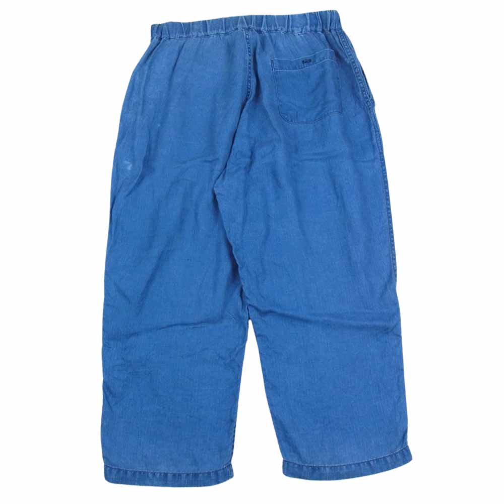 PORTER CLASSIC ポータークラシック 23SS PC-021-2202-41-3 INDIGO LINEN PANTS インディゴ リネン パンツ インディゴブルー系 3【中古】