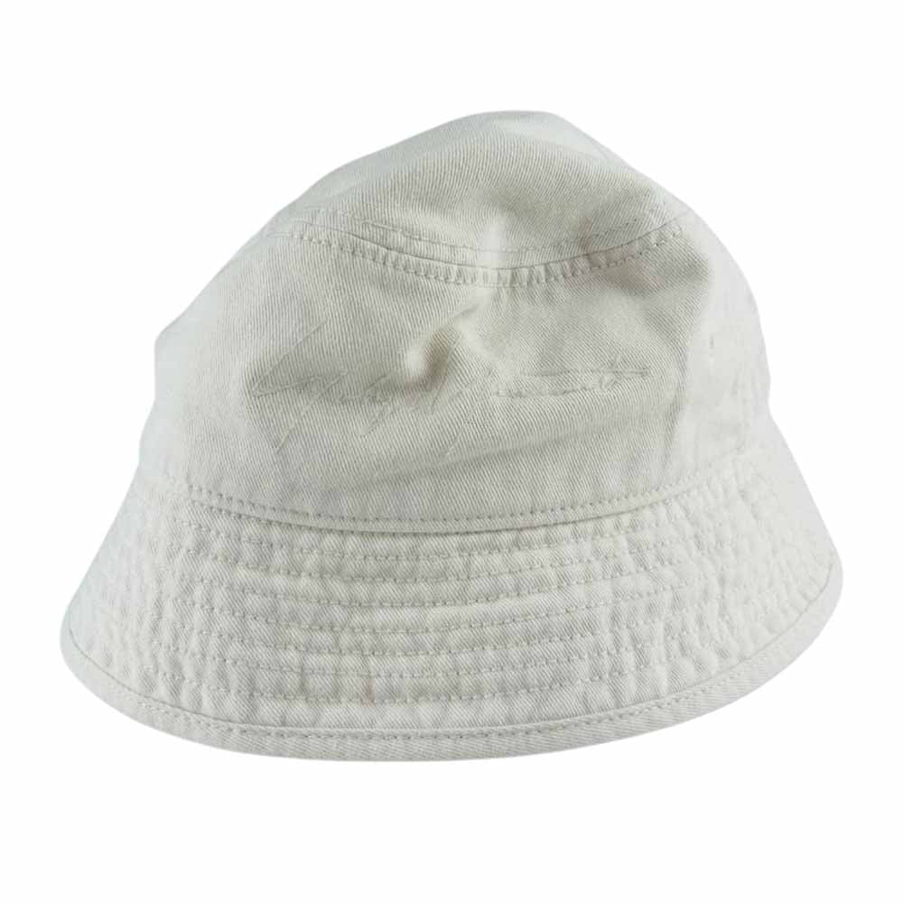 Y-3 Yohji Yamamoto ワイスリー ヨウジヤマモト 23AW FS3323 23F001 BUCKET HUT ロゴ刺繍 バケットハット オフホワイト系 OS【中古】
