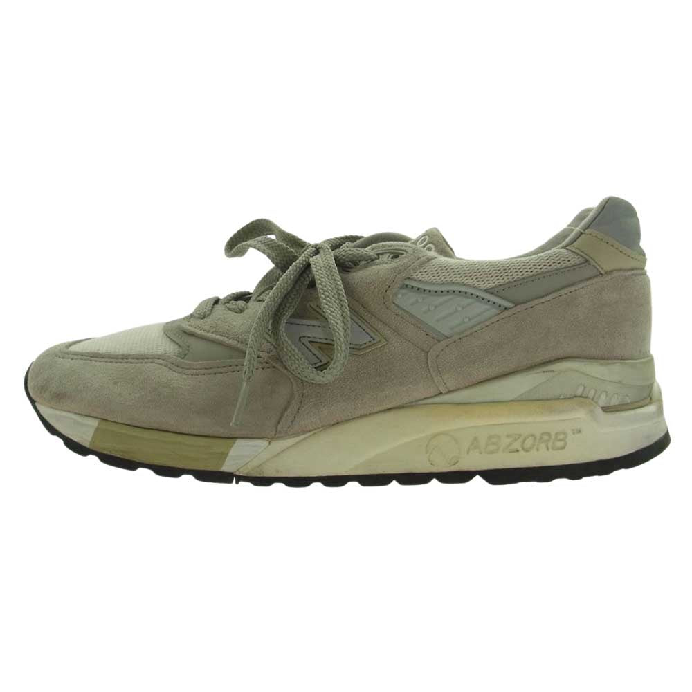 NEW BALANCE ニューバランス M998CEL MADE IN USA アメリカ製 ローカット スニーカー グレー系 26.5cm【中古】