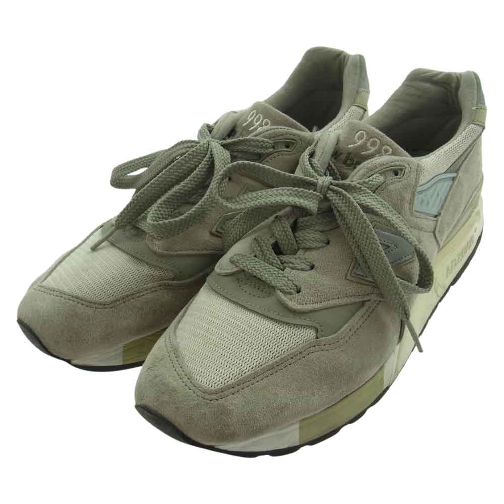 NEW BALANCE ニューバランス M998CEL MADE IN USA アメリカ製 ローカット スニーカー グレー系 26.5cm【中古】