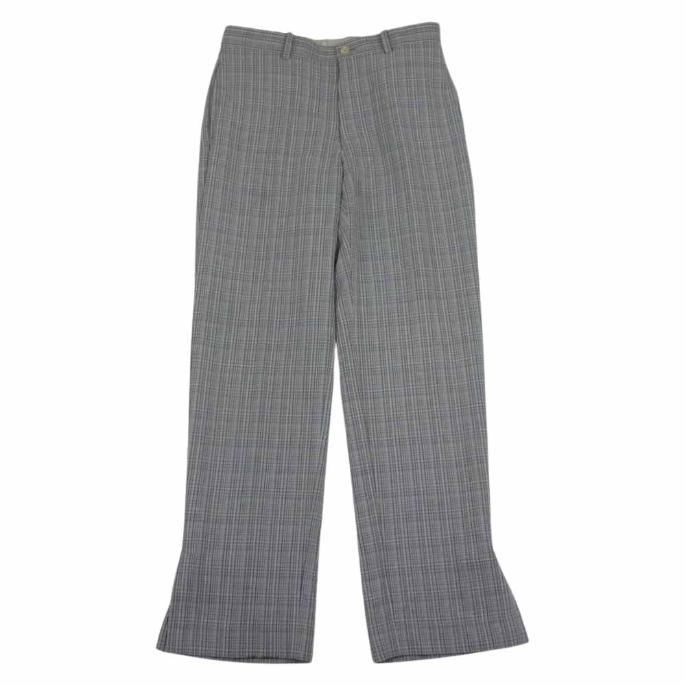 AURALEE オーラリー 20SS A20SPO2WC HARD TWIST WOOL DOUBLE FACE CHECK SLACKS ハードツイストウール ダブルフェイス チェック スラックス パンツ グレー系 3【中古】