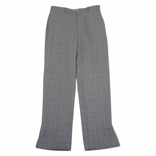 AURALEE オーラリー 20SS A20SPO2WC HARD TWIST WOOL DOUBLE FACE CHECK SLACKS ハードツイストウール ダブルフェイス チェック スラックス パンツ グレー系 3【中古】