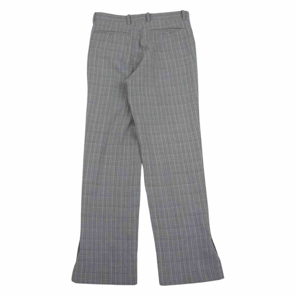 AURALEE オーラリー 20SS A20SPO2WC HARD TWIST WOOL DOUBLE FACE CHECK SLACKS ハードツイストウール ダブルフェイス チェック スラックス パンツ グレー系 3【中古】