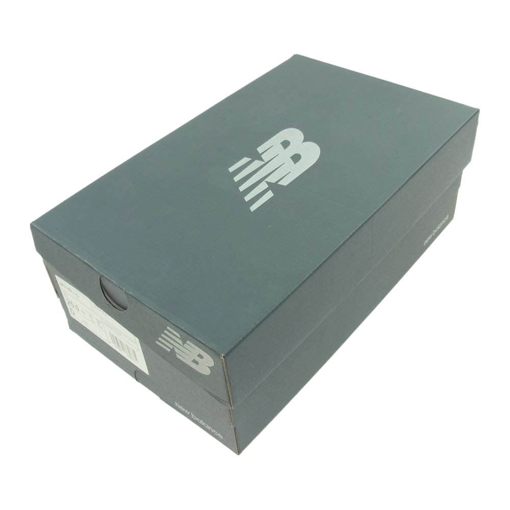 NEW BALANCE ニューバランス M5740LLG スエード メッシュ オフロード ローカット スニーカー グレー系 インディゴブルー系 25cm【中古】