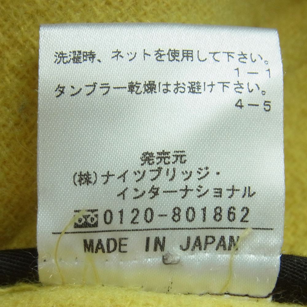 OLD ENGLAND オールドイングランド 英国 ヘリンボーン ウール ダッフル コート 日本製 イエロー系 36【中古】