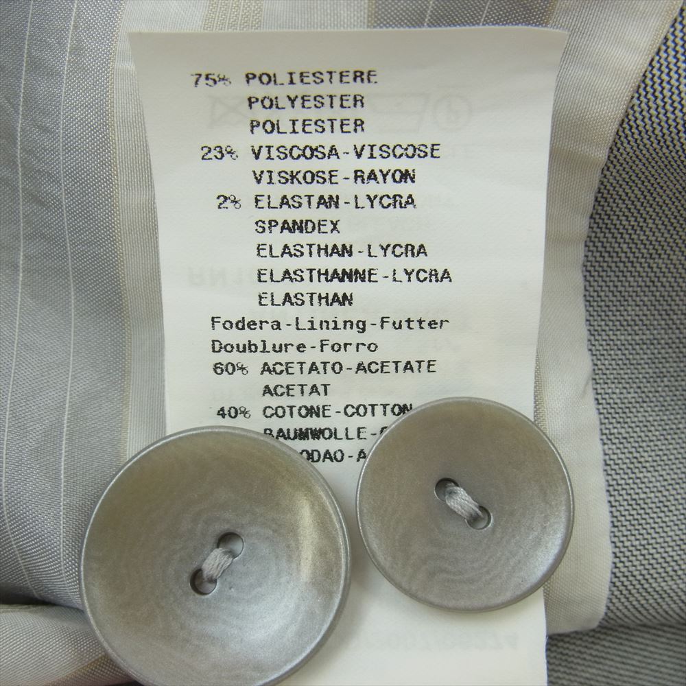 Emporio Armani エンポリオ・アルマーニ 201004 2B テーラードジャケット スラックスパンツ セットアップ スーツ グレー系【中古】