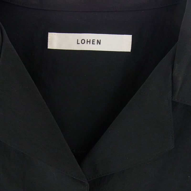 ローヘン LH22MS-SH028 2022年復刻モデル スリーブレス オープンカラー シャツ ベスト ブラック系 F【新古品】【未使用】【中古】