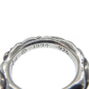 CHROME HEARTS クロムハーツ（原本無） SCRL BAND スクロール バンド リング シルバー系 19号【中古】