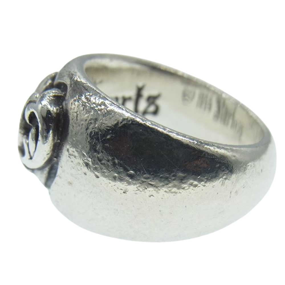 CHROME HEARTS クロムハーツ（原本無） HEART IN BAND ハートインバンドリング シルバー系 10号【中古】