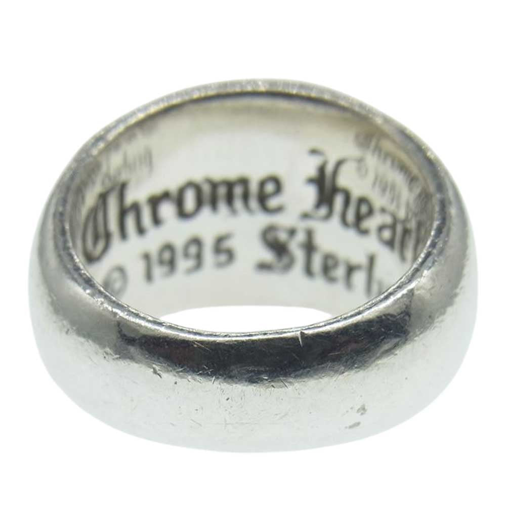 CHROME HEARTS クロムハーツ（原本無） HEART IN BAND ハートインバンドリング シルバー系 10号【中古】