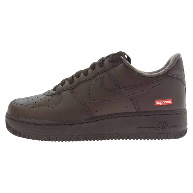 Supreme シュプリーム CU9225-200 NIKE AIR FORCE 1 AF1 LOW BAROQUE BROWN ナイキ エアフォース ローカット スニーカー ブラウン系 27.5cm【新古品】【未使用】【中古】