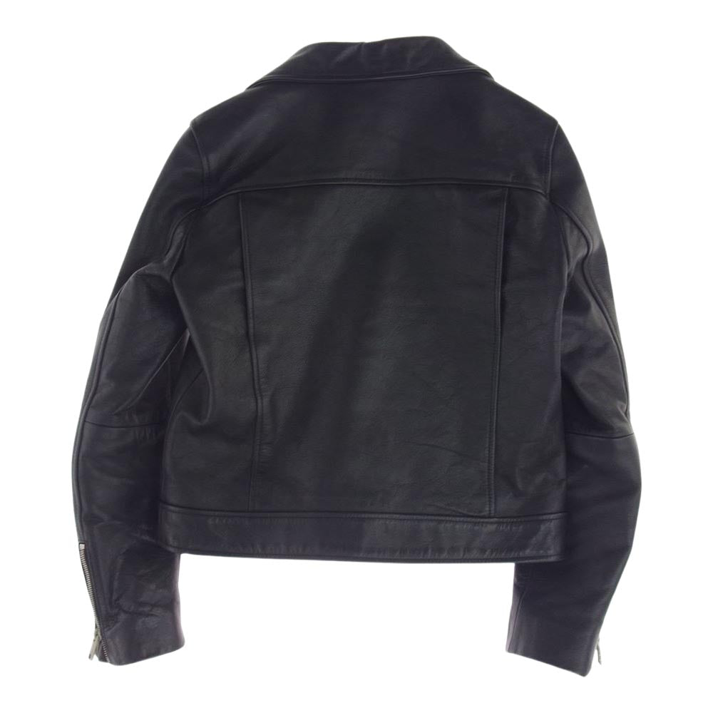 ユナイテッドトウキョウ 506352004 カウハイド レザー ダブル ライダースジャケット ブラック系 2【中古】