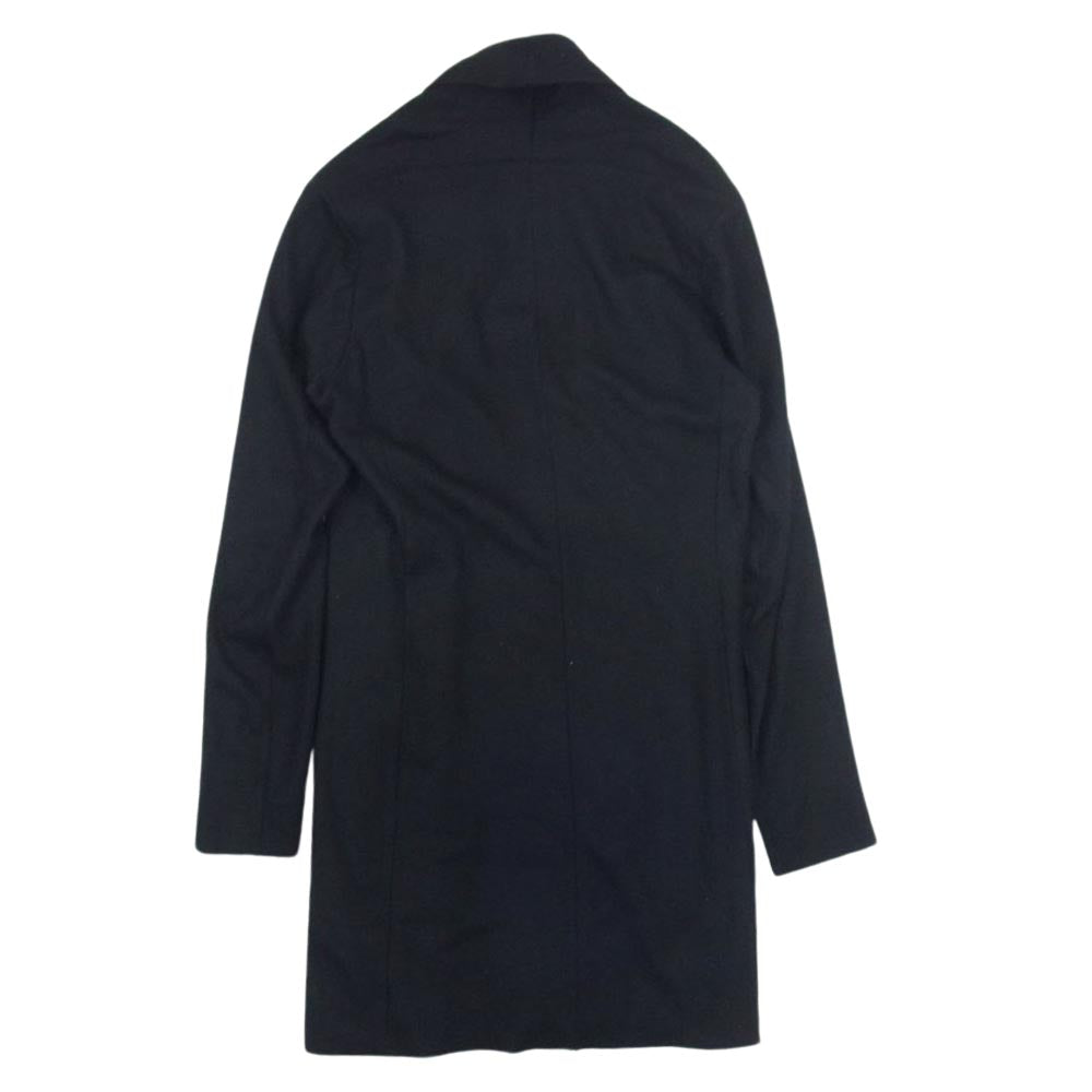 ATTACHMENT アタッチメント 413063717 wool stole cardigan ウール ストール ボタンレス カーディガン ブラック系 2【中古】