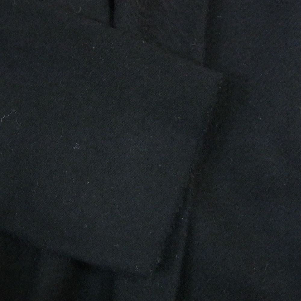ATTACHMENT アタッチメント 413063717 wool stole cardigan ウール ストール ボタンレス カーディガン ブラック系 2【中古】