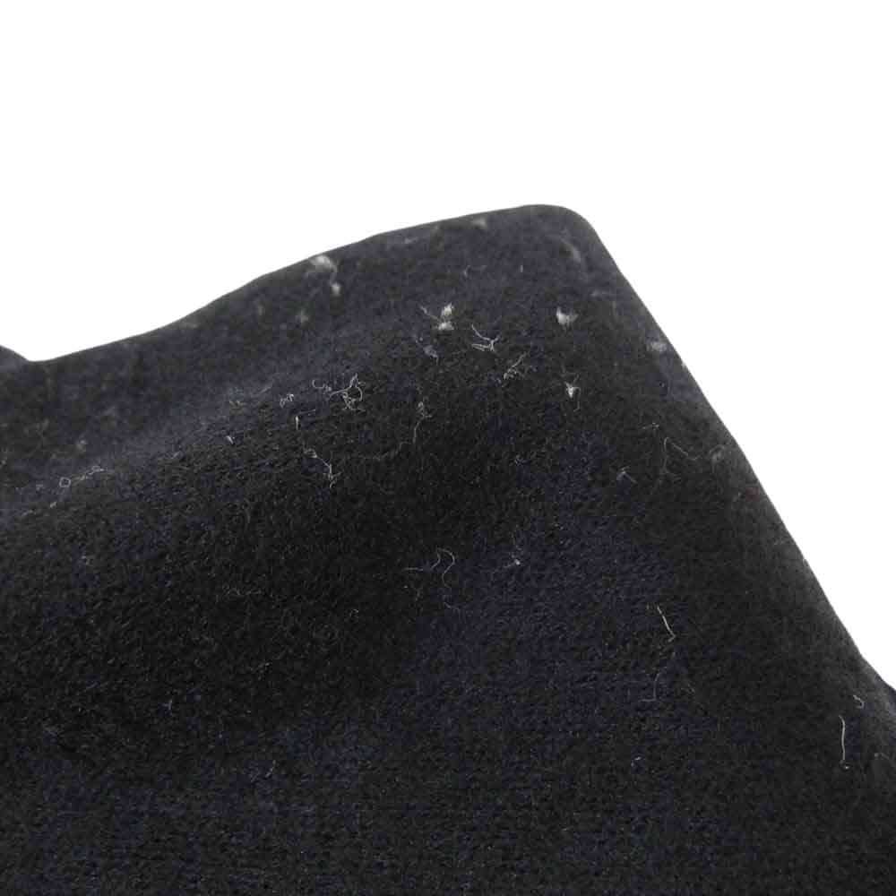 ATTACHMENT アタッチメント 413063717 wool stole cardigan ウール ストール ボタンレス カーディガン ブラック系 2【中古】