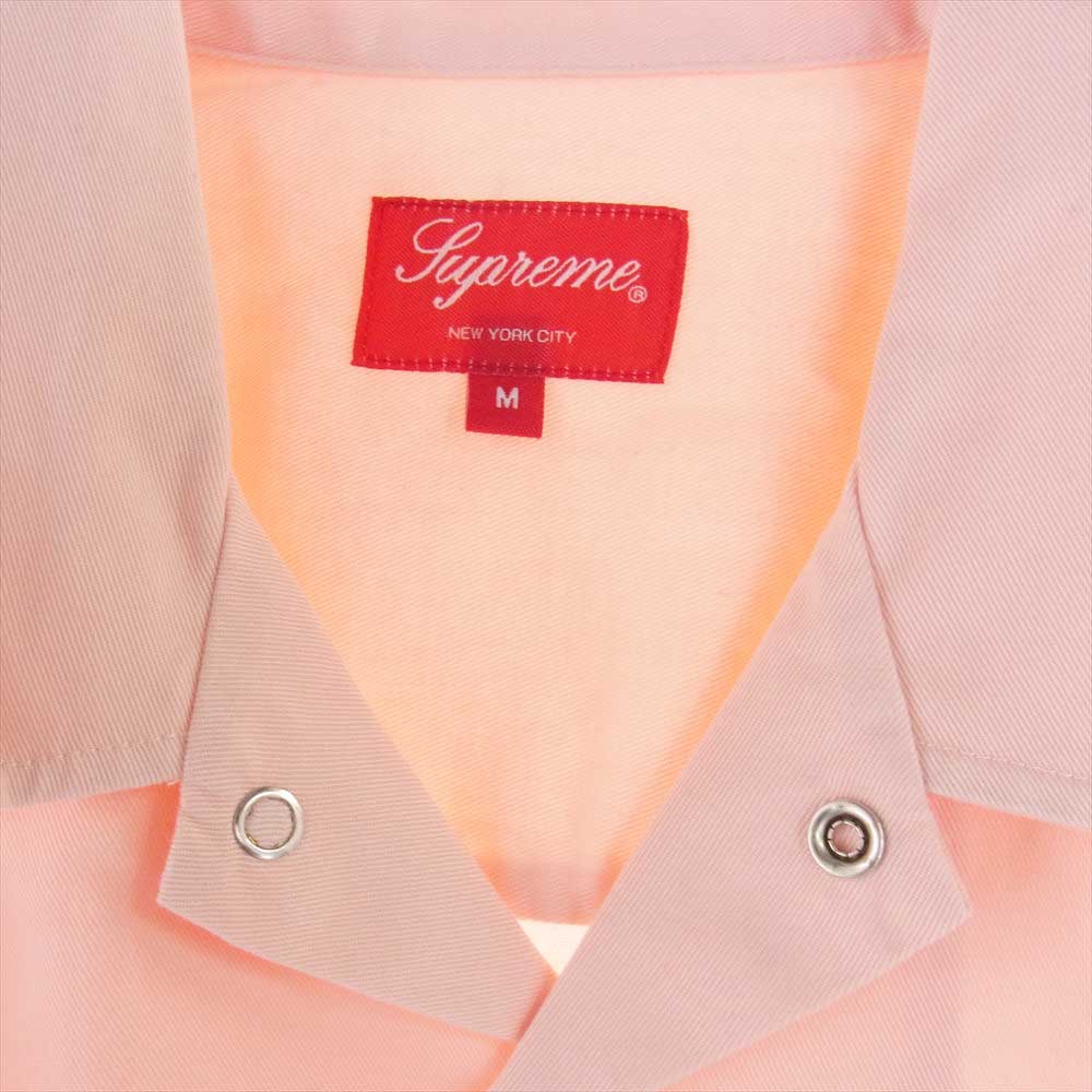 Supreme シュプリーム 20AW 2-Tone Work Shirt 2トーン ワーク シャツ ピンク系 M【美品】【中古】
