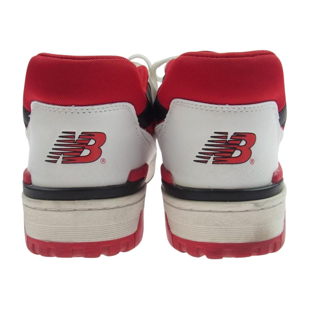 NEW BALANCE ニューバランス BB550SE1 バスケットボールシューズ スニーカー ホワイト系 レッド系 27.5cm【中古】