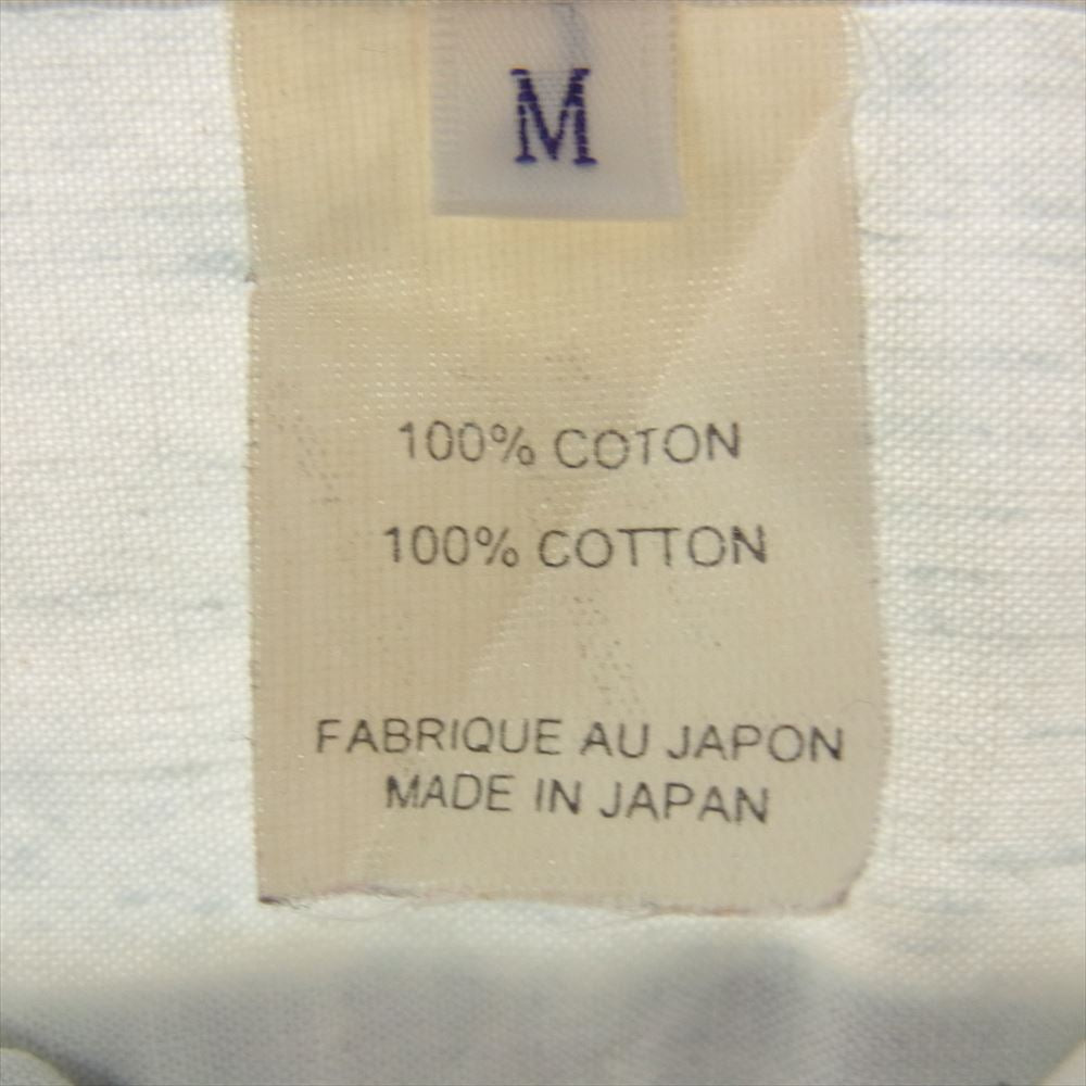 COMME des GARCONS コムデギャルソン SHIRT W26089 日本製 ブリーチ コットン 長袖 シャツ ホワイト系 M【中古】