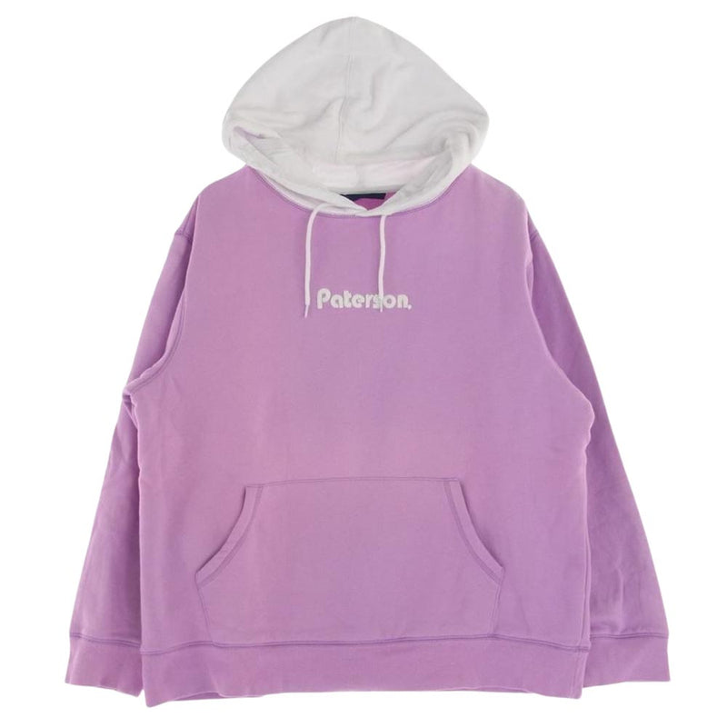 パターソン GKM-68520-B T TONE PULLOVER HOODIE バイカラー ロゴ プルオーバー パーカー フーディ ピンク系 ホワイト系 L【中古】