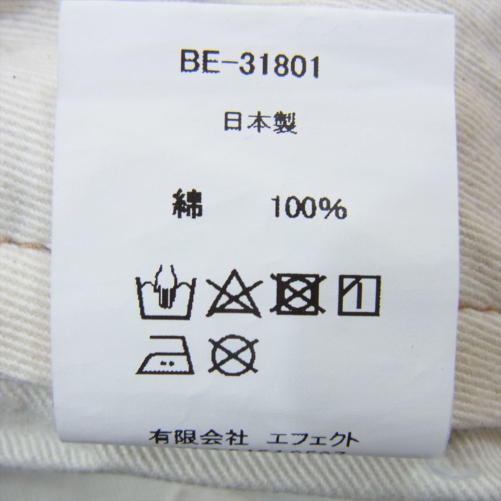 ブフト BE-31801 NEW BIG DENIM ビッグ デニム パンツ インディゴブルー系 S【中古】