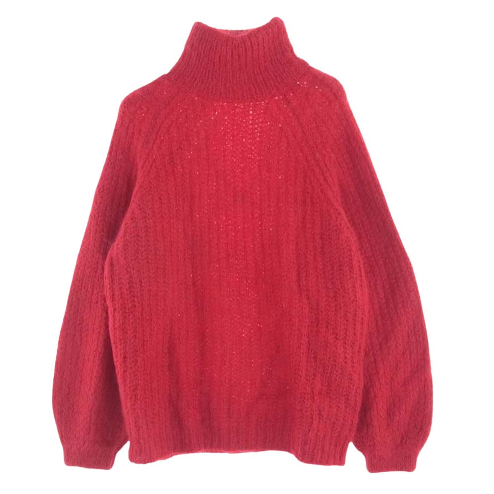 ウィリーチャバリア タートルネック ニット セーター レッド系 S【中古】