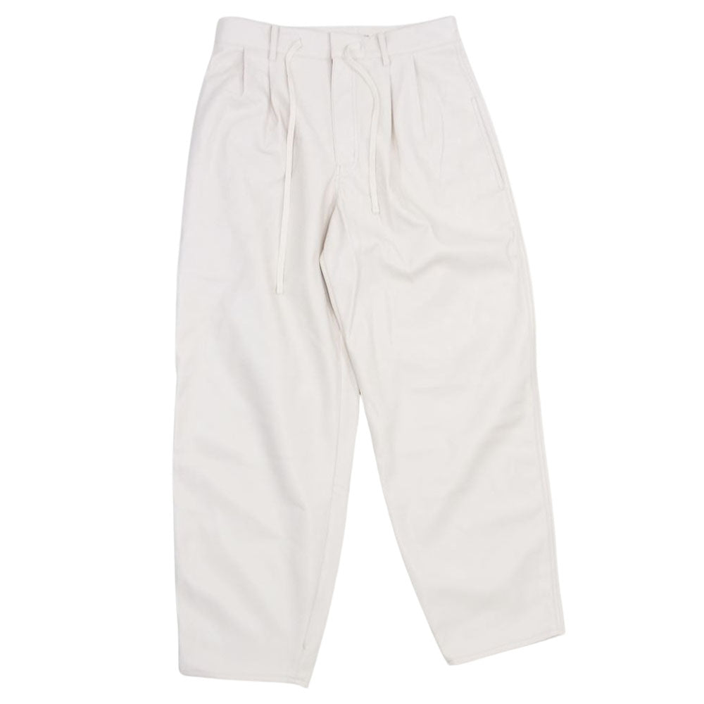 チノー 20WPT306 SYNTHETIC LEATHER PANTS レザー パンツ オフホワイト系 44【中古】