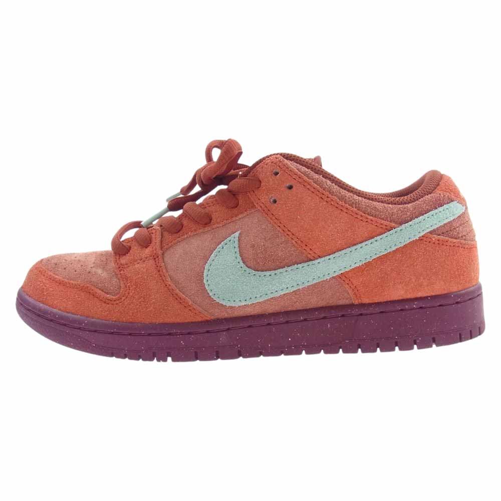 NIKE ナイキ DV5429-601 SB Dunk Low Pro PRM Mystic Red and Rosewood SBダンク ロー プロ プレミアム ローカット スニーカー オレンジ系 27cm【中古】