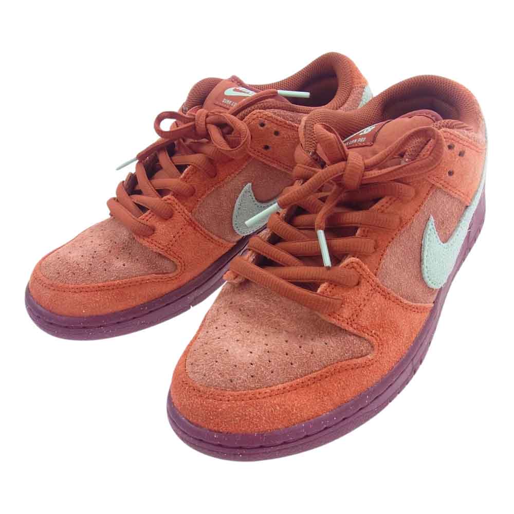 NIKE ナイキ DV5429-601 SB Dunk Low Pro PRM Mystic Red and Rosewood SBダンク ロー プロ プレミアム ローカット スニーカー オレンジ系 27cm【中古】