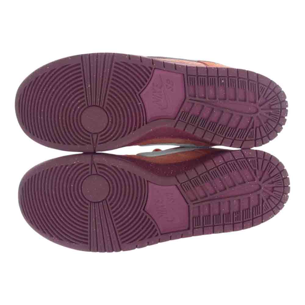 NIKE ナイキ DV5429-601 SB Dunk Low Pro PRM Mystic Red and Rosewood SBダンク ロー プロ プレミアム ローカット スニーカー オレンジ系 27cm【中古】