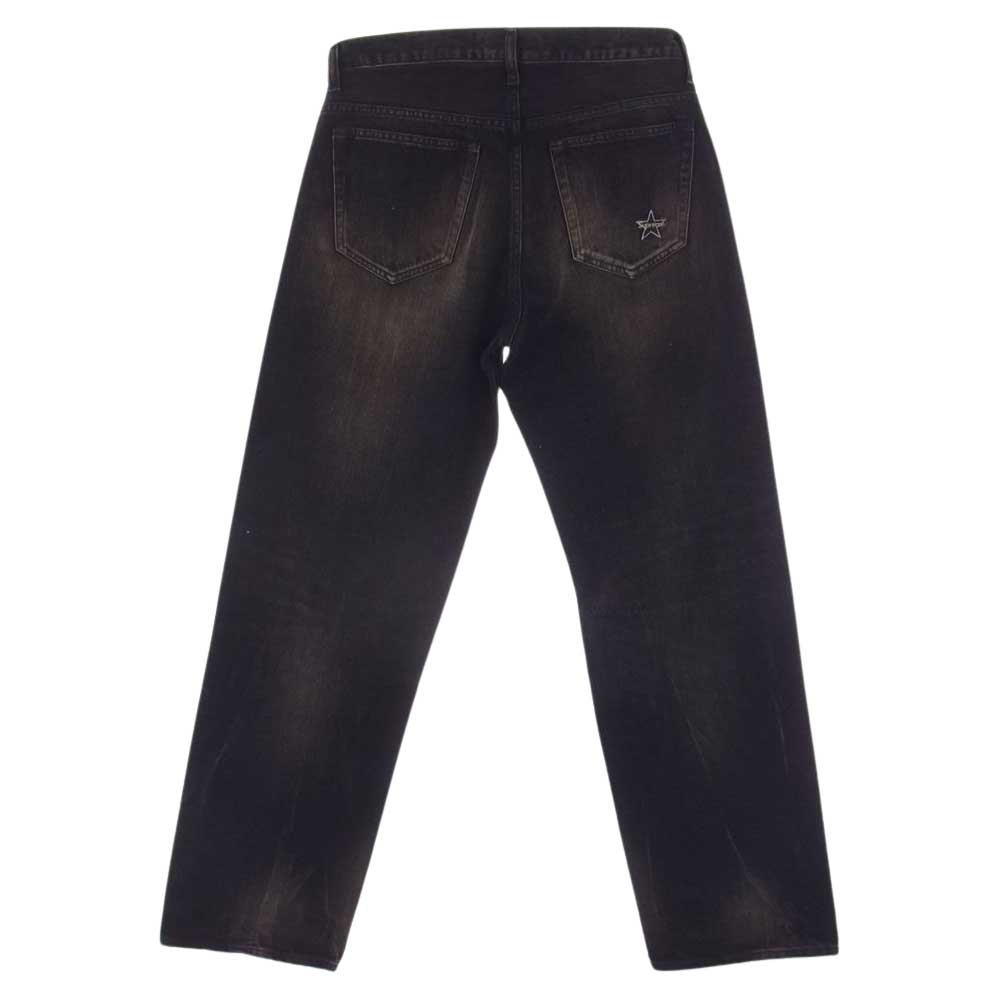 Supreme シュプリーム 23AW Distressed Loose Fit Selvedge Jean ブラック デニムパンツ ブラック系 30【美品】【中古】