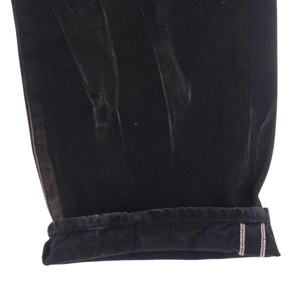 Supreme シュプリーム 23AW Distressed Loose Fit Selvedge Jean ブラック デニムパンツ ブラック系 30【美品】【中古】