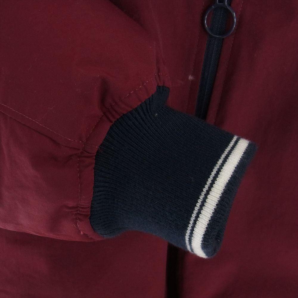 ランズエンド プリマロフト 中綿 ブルゾン ジャケット ワインレッド系 XL【中古】