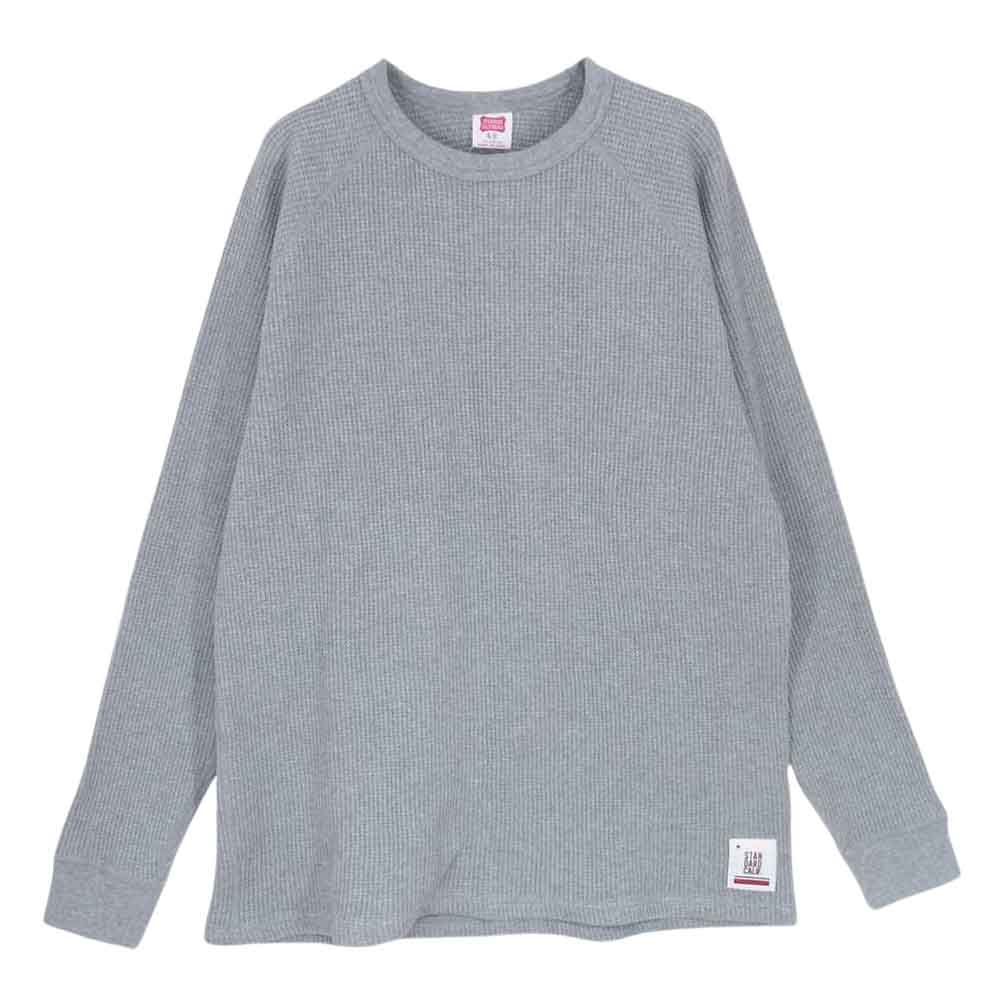 STANDARD CALIFORNIA スタンダードカリフォルニア SD Heavyweight Honeycomb Thermal Long Sleeve ヘビー ウェイト ワッフル サーマル 長袖 Tシャツ グレー グレー系 S【極上美品】【中古】