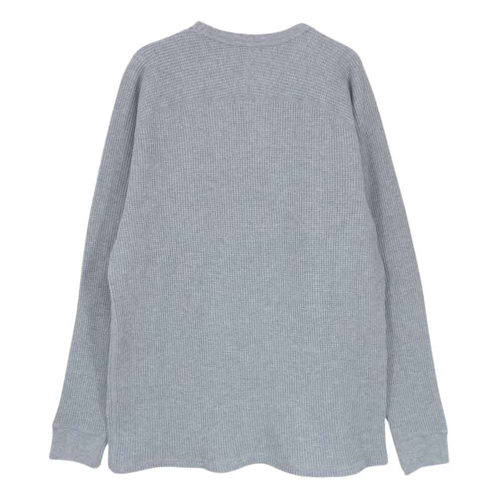 STANDARD CALIFORNIA スタンダードカリフォルニア SD Heavyweight Honeycomb Thermal Long Sleeve ヘビー ウェイト ワッフル サーマル 長袖 Tシャツ グレー グレー系 S【極上美品】【中古】