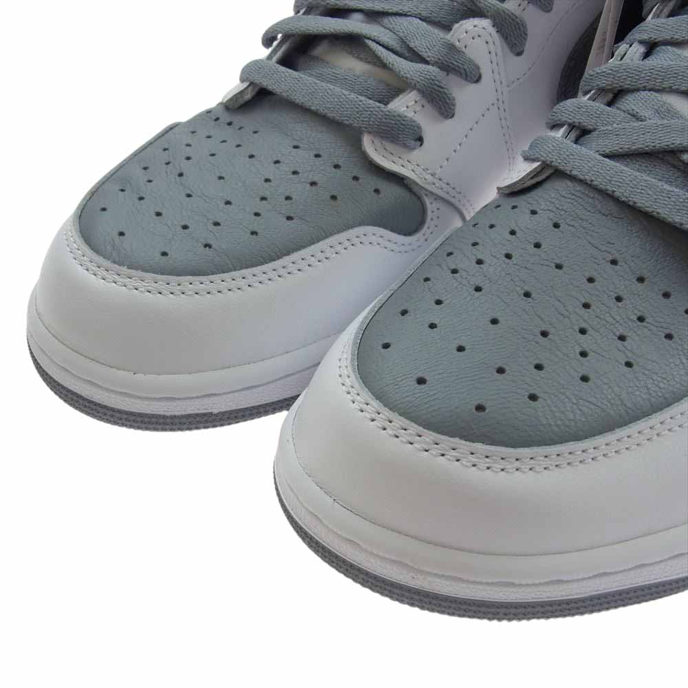 NIKE AIR JORDAN ナイキ ジョーダン 555088-037 1 RETRO HIGH OG STEALTH ステルス ハイカット スニーカー グレー系 ホワイト系 30cm【新古品】【未使用】【中古】