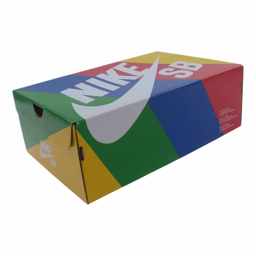 NIKE ナイキ DH7778-100 × froSkate SB Dunk High Pro QS All Love フロスケート ダンク ハイ オール ラブ スニーカー ホワイト系 インディゴブルー系 イエロー系 29cm【新古品】【未使用】【中古】