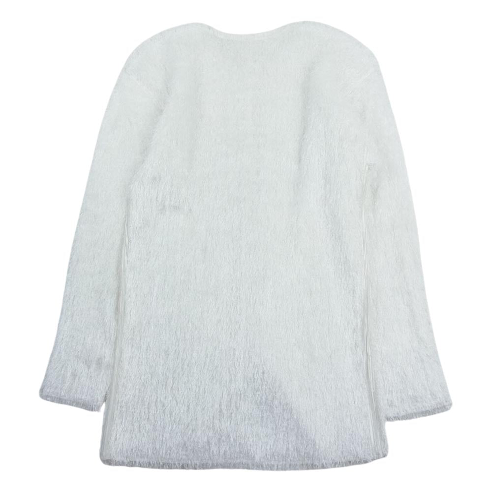 PLEATS PLEASE プリーツプリーズ イッセイミヤケ PP14-JD684 プリーツ加工 シャギー カーディガン ホワイト系 4【中古】