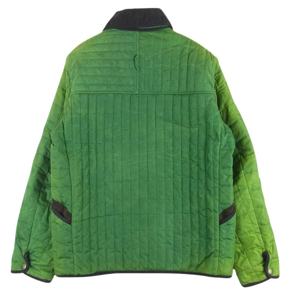 Barbour バブアー R.NEWBOLD アールニューボールド キルティング ジャケット インドネシア製 グリーン系 L【中古】