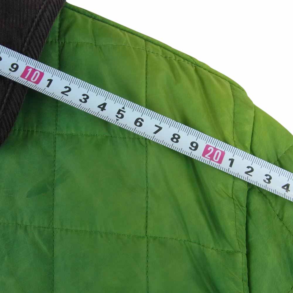 Barbour バブアー R.NEWBOLD アールニューボールド キルティング ジャケット インドネシア製 グリーン系 L【中古】