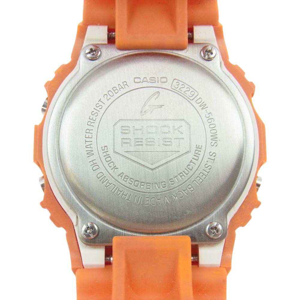 G-SHOCK ジーショック DW-5600WS-4JF 5600 SERIES デジタル ウォッチ 時計 オレンジ系【中古】